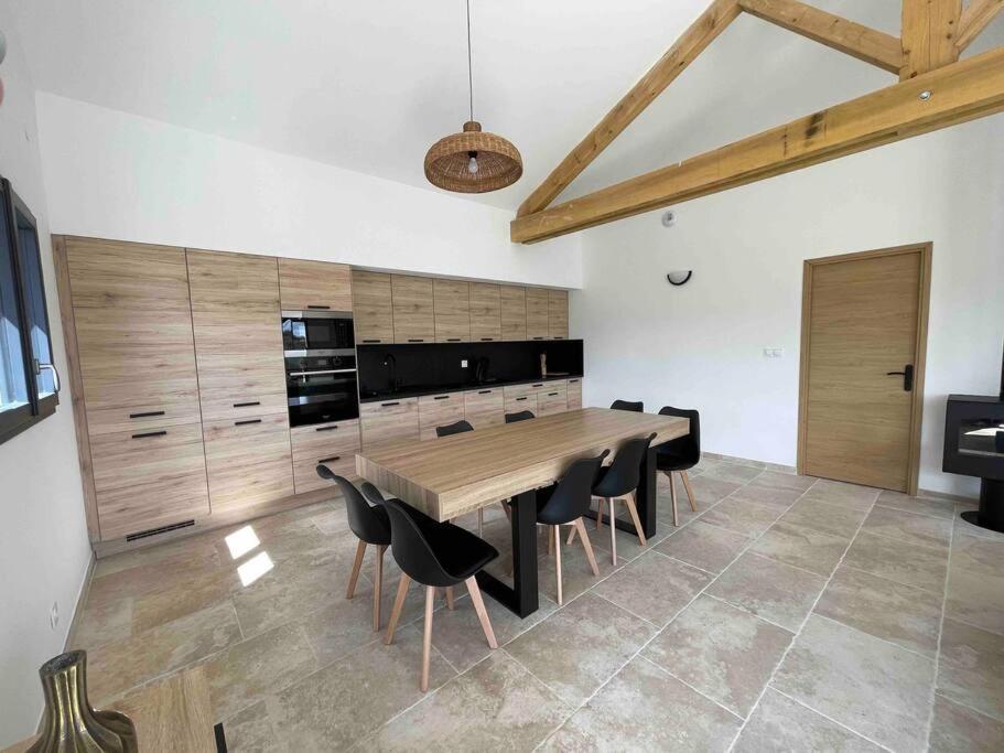 Villa 8Pers Au Calme Avec Superbe Vue Barbecue Wifi La Panouse  Ngoại thất bức ảnh
